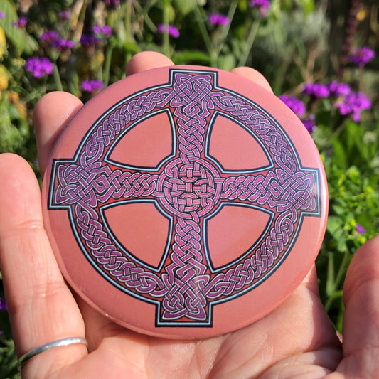 Celtic Cross Pocket Mirror